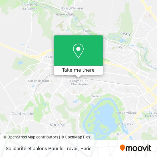 Solidarite et Jalons Pour le Travail map