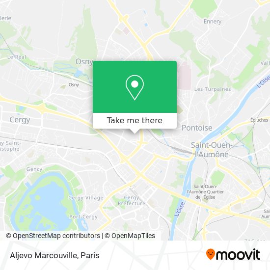 Mapa Aljevo Marcouville