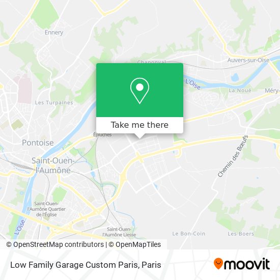 Low Family Garage Custom Paris map