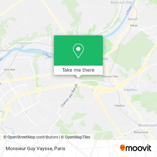 Mapa Monsieur Guy Vaysse