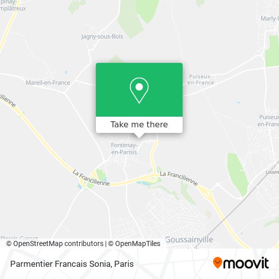 Parmentier Francais Sonia map
