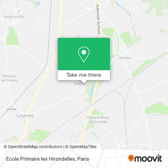 Mapa École Primaire les Hirondelles