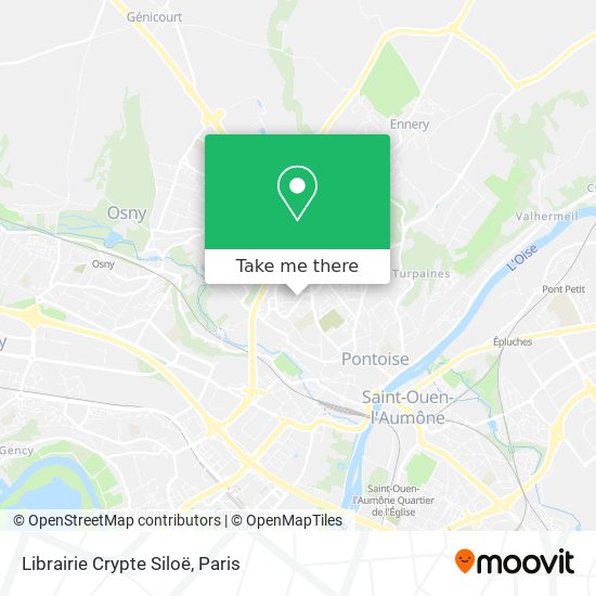 Librairie Crypte Siloë map