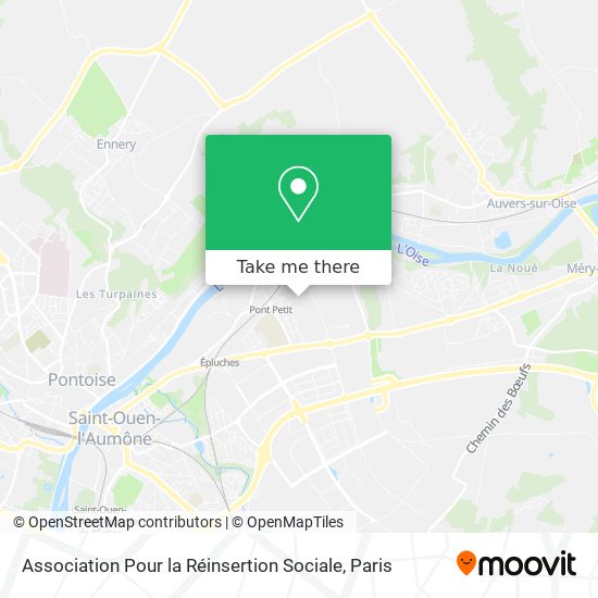 Association Pour la Réinsertion Sociale map