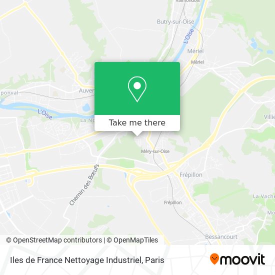 Iles de France Nettoyage Industriel map