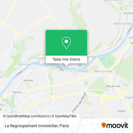 Mapa Le Regroupement Immobilier