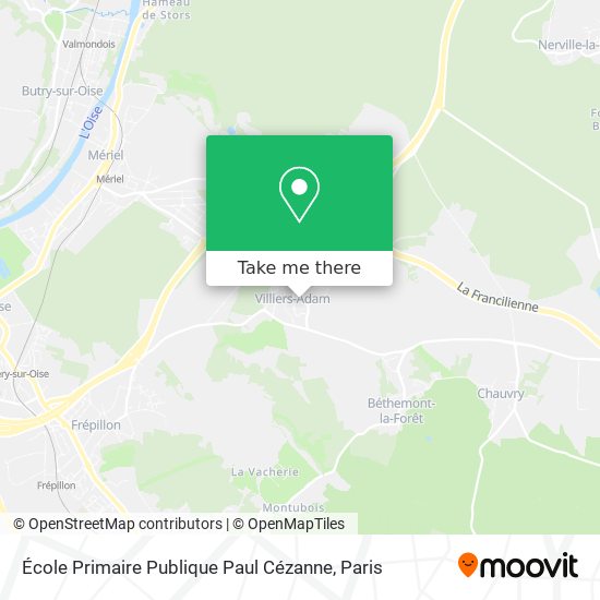Mapa École Primaire Publique Paul Cézanne