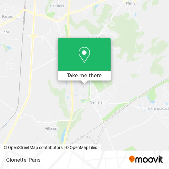 Gloriette map