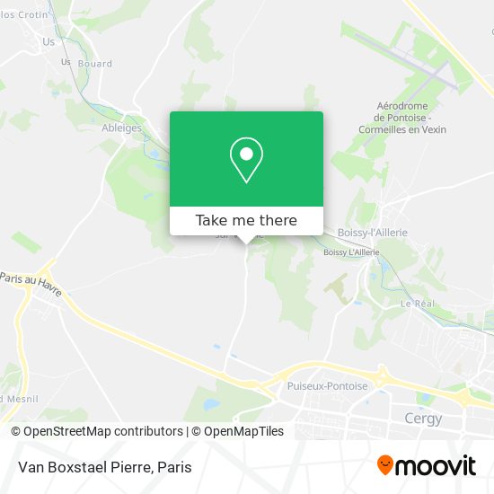 Mapa Van Boxstael Pierre