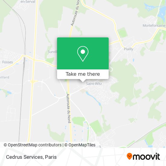 Cedrus Services map