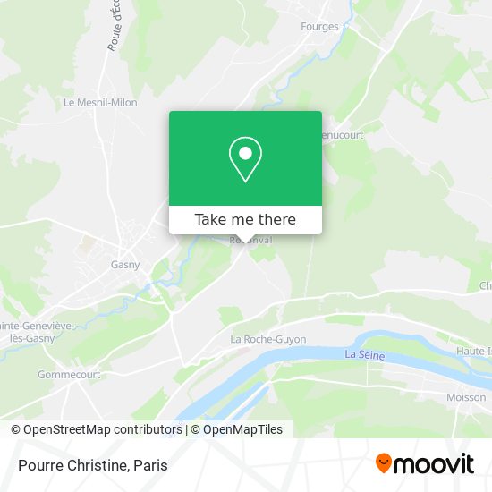 Mapa Pourre Christine