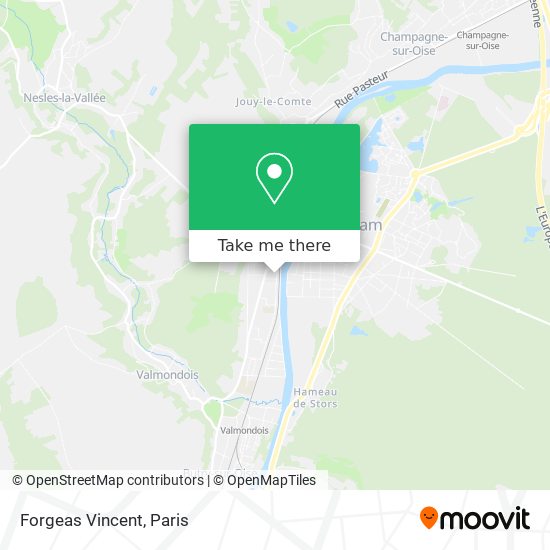 Forgeas Vincent map