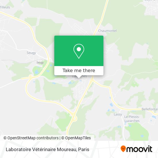 Mapa Laboratoire Vétérinaire Moureau