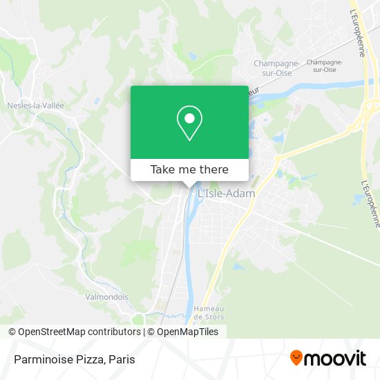Parminoise Pizza map
