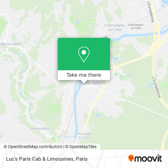 Luc's Paris Cab & Limousines map