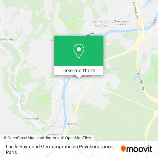 Lucile Raymond Gerontopraticien Psychocorporel map