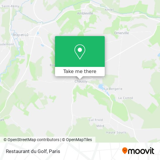 Restaurant du Golf map