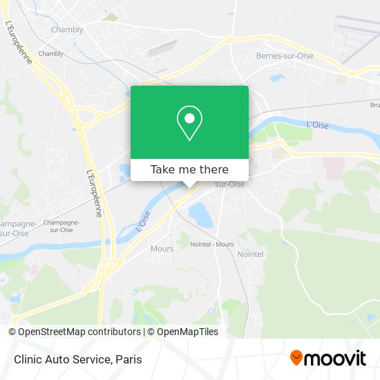 Clinic Auto Service map