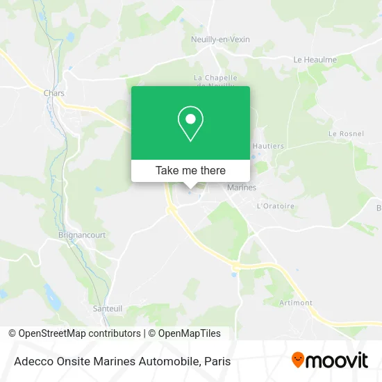 Adecco Onsite Marines Automobile map