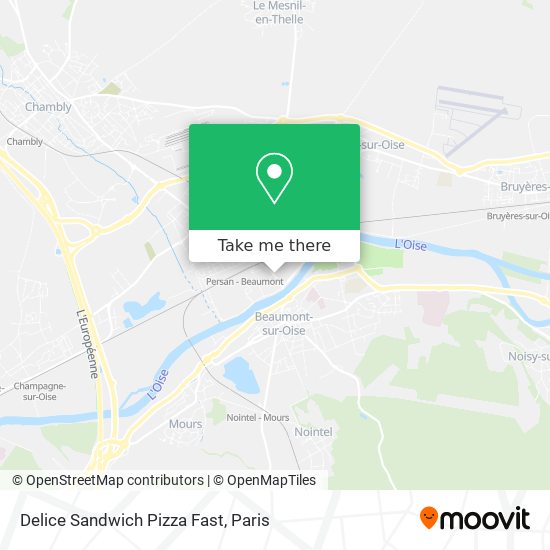 Delice Sandwich Pizza Fast map