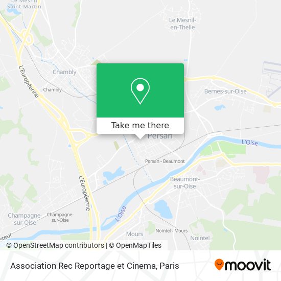 Mapa Association Rec Reportage et Cinema