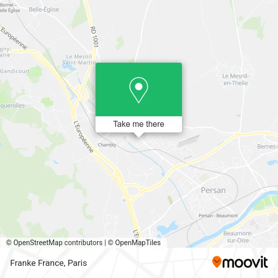 Franke France map