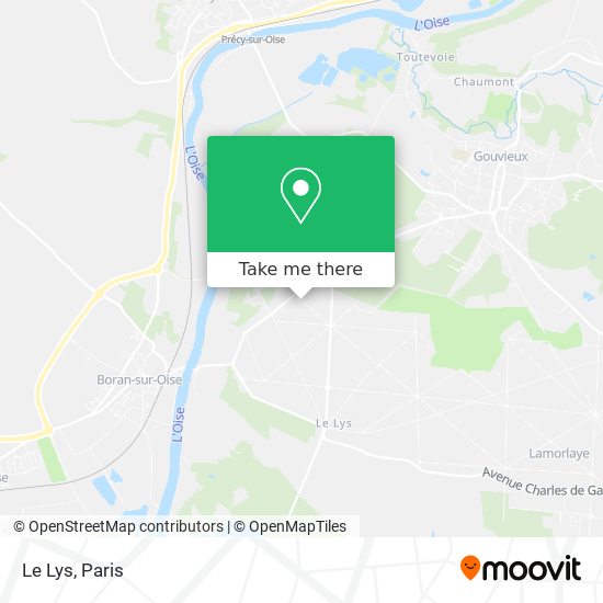 Le Lys map