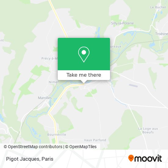 Mapa Pigot Jacques