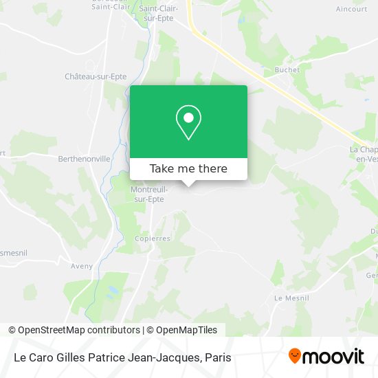 Mapa Le Caro Gilles Patrice Jean-Jacques