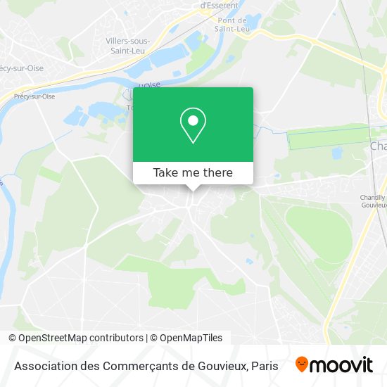 Association des Commerçants de Gouvieux map