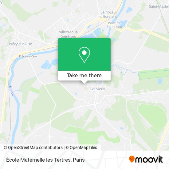 Mapa École Maternelle les Tertres