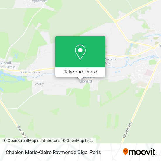 Mapa Chaalon Marie-Claire Raymonde Olga