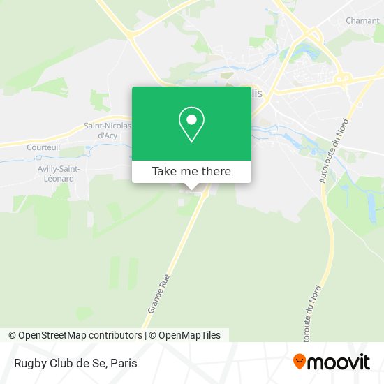 Rugby Club de Se map