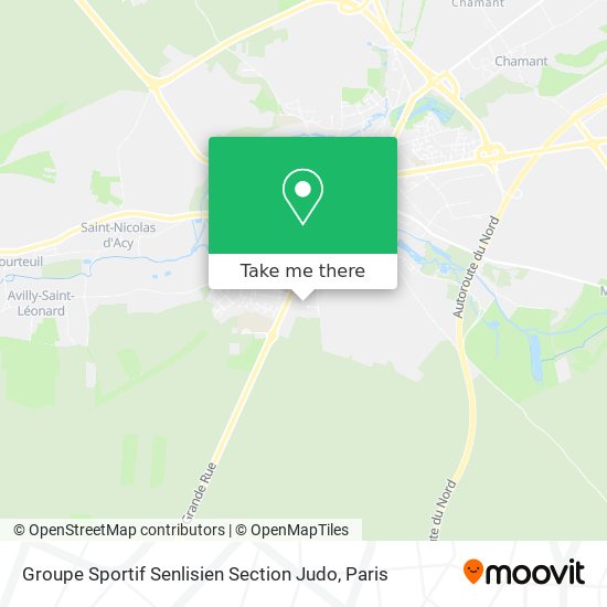 Mapa Groupe Sportif Senlisien Section Judo