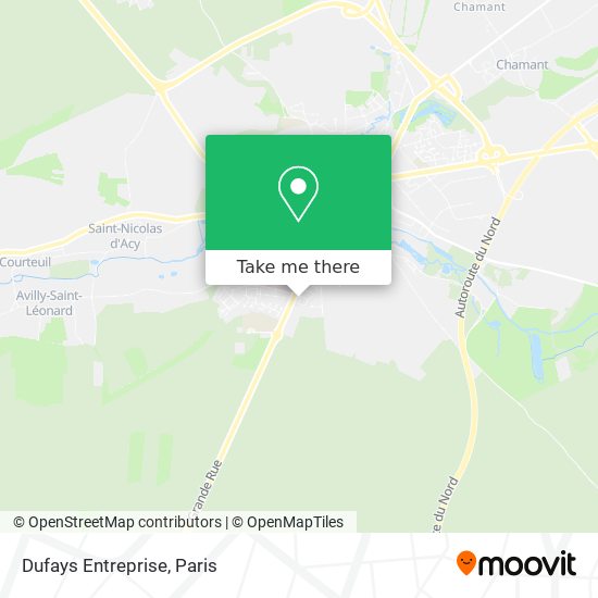 Dufays Entreprise map