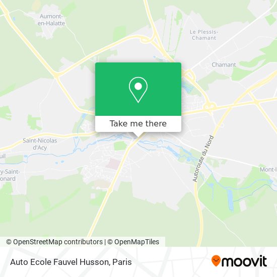 Auto Ecole Fauvel Husson map