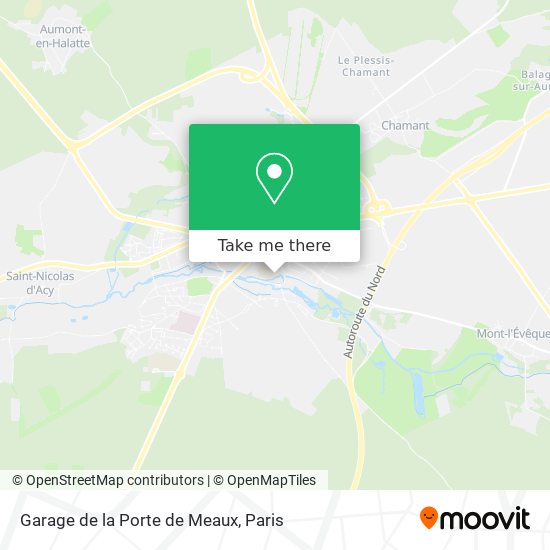 Garage de la Porte de Meaux map