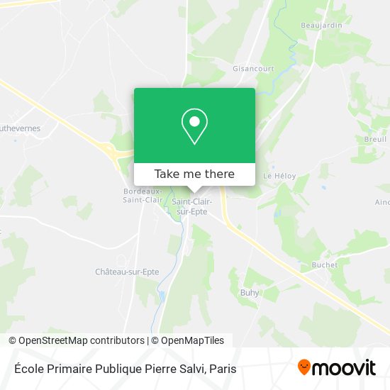 Mapa École Primaire Publique Pierre Salvi