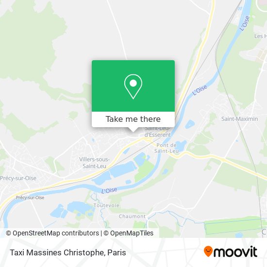 Taxi Massines Christophe map