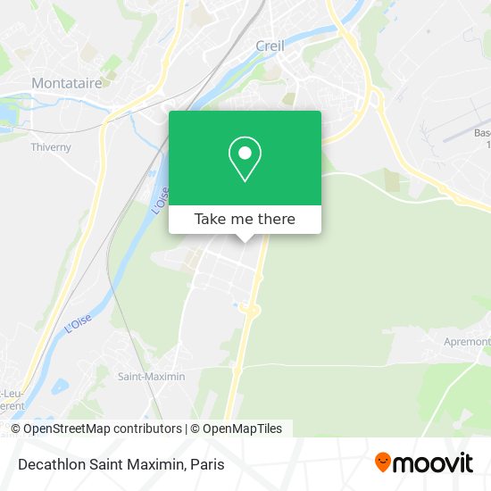 Mapa Decathlon Saint Maximin