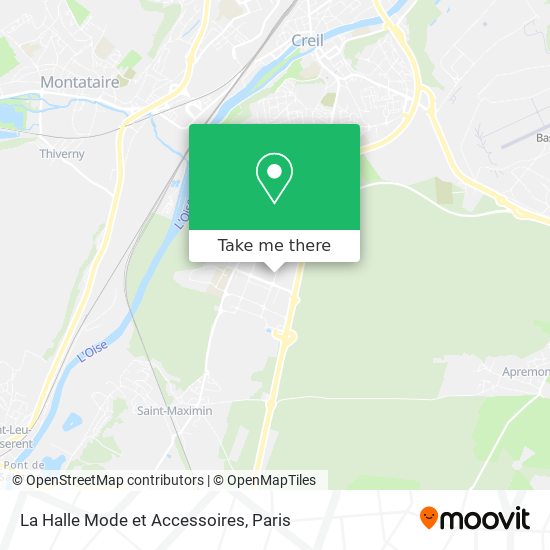 La Halle Mode et Accessoires map