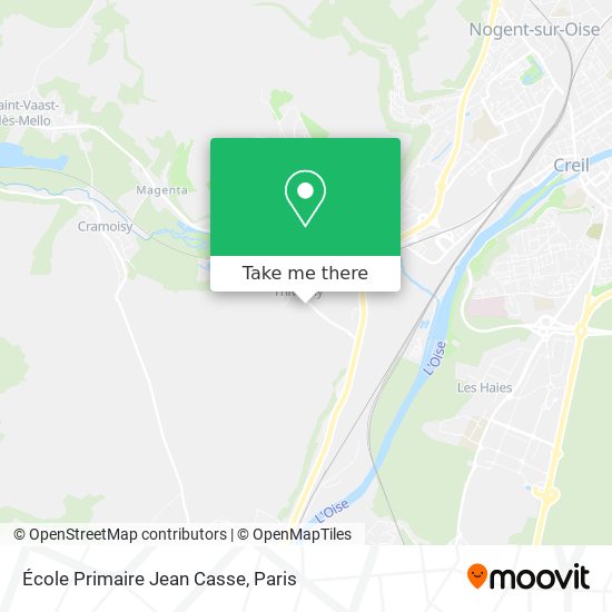 Mapa École Primaire Jean Casse