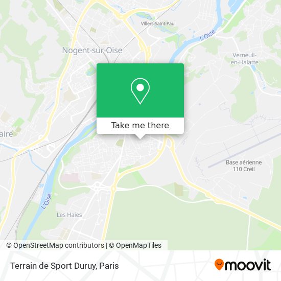 Terrain de Sport Duruy map