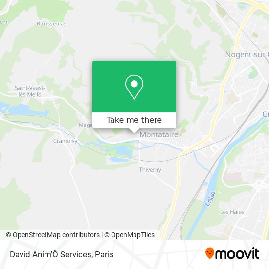 David Anim'Ô Services map