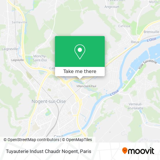 Tuyauterie Indust Chaudr Nogent map