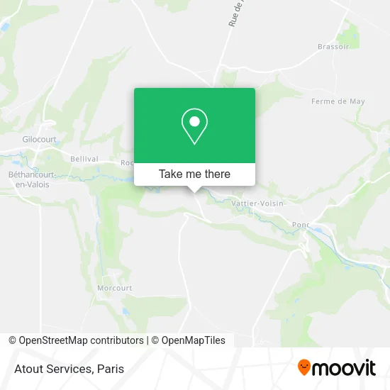 Atout Services map