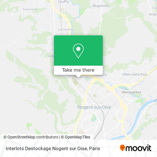 Interlots Destockage Nogent sur Oise map