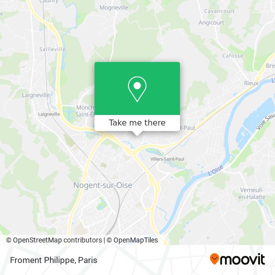 Froment Philippe map