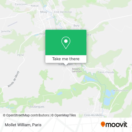 Mollet William map