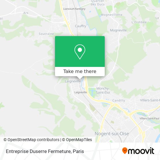 Mapa Entreprise Duserre Fermeture